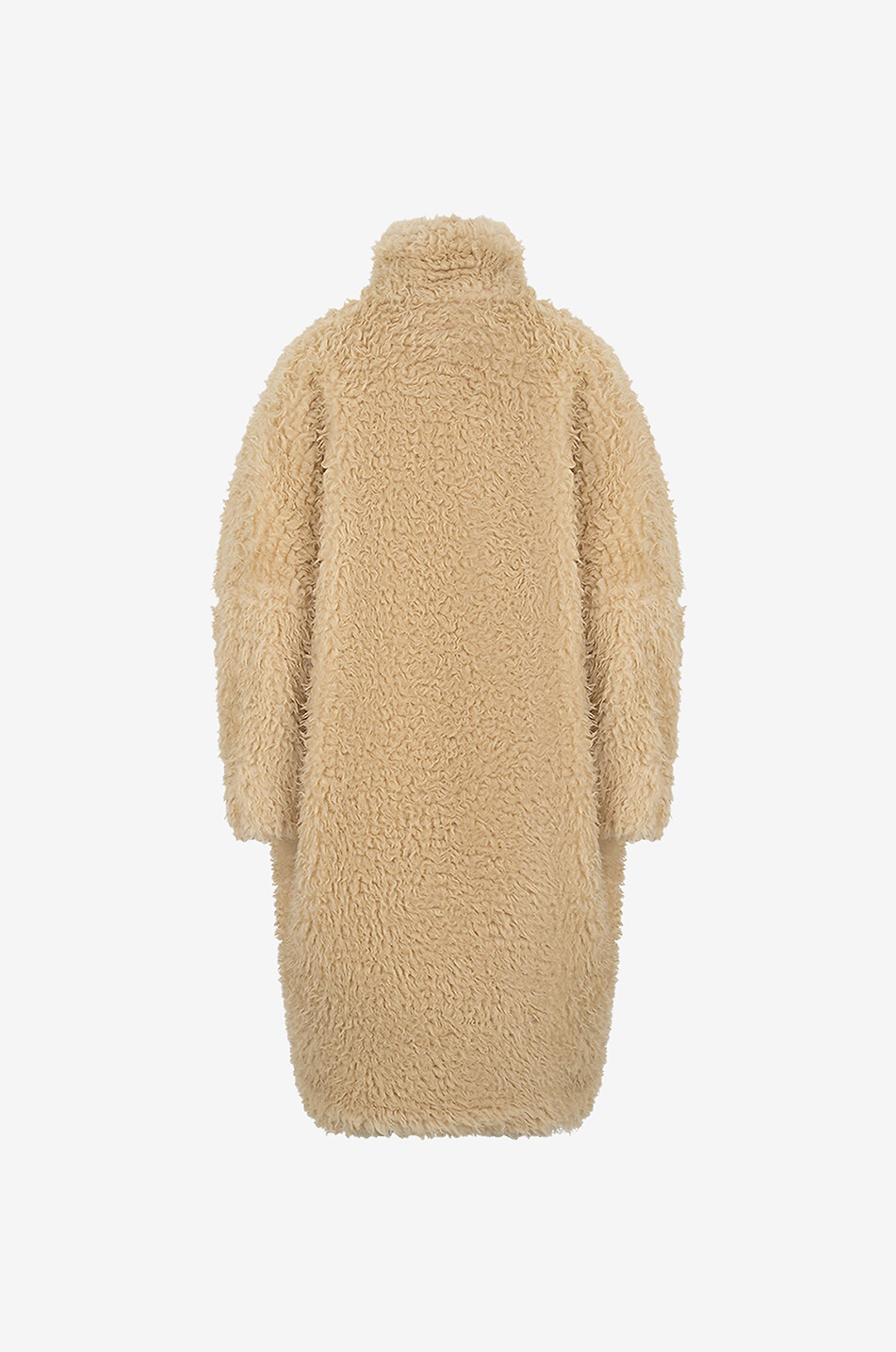 MM6 Mid-length faux fur coat Women BEIGE 2