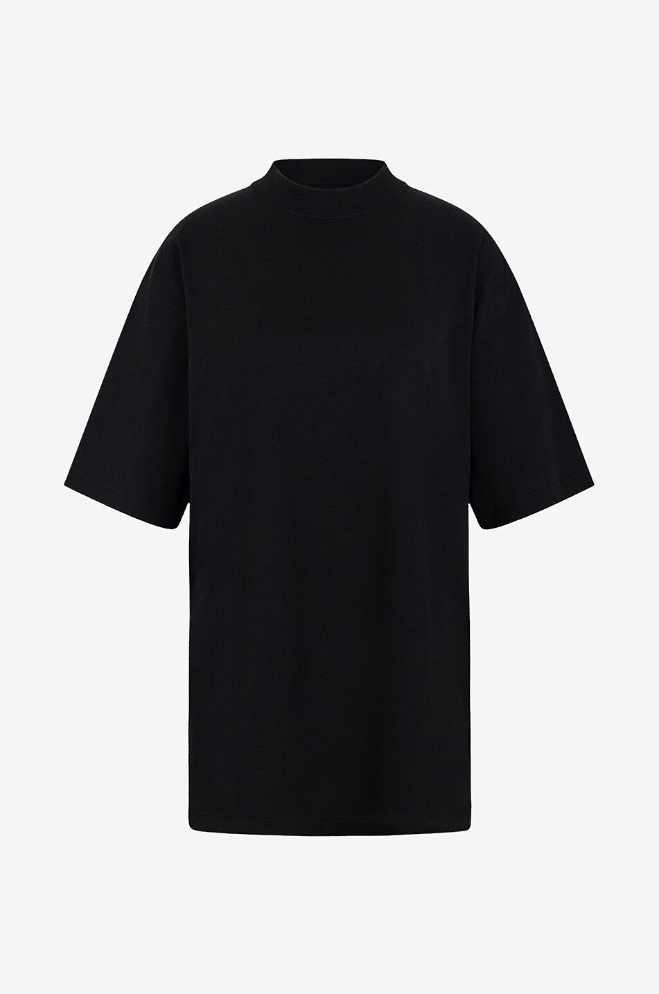BALENCIAGA T-Shirt mit kurzen Ärmeln aus Baumwolle Medium Fit Damen SCHWARZ 1