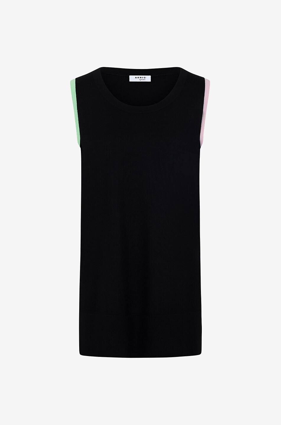 AKRIS PUNTO Wool sleeveless top Women MULTI COLOURED 1