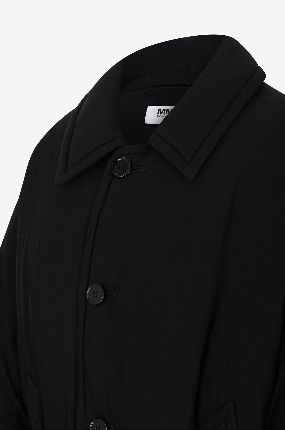 MM6 Doudoune oversize femme en coton mélangé Femme NOIR 3