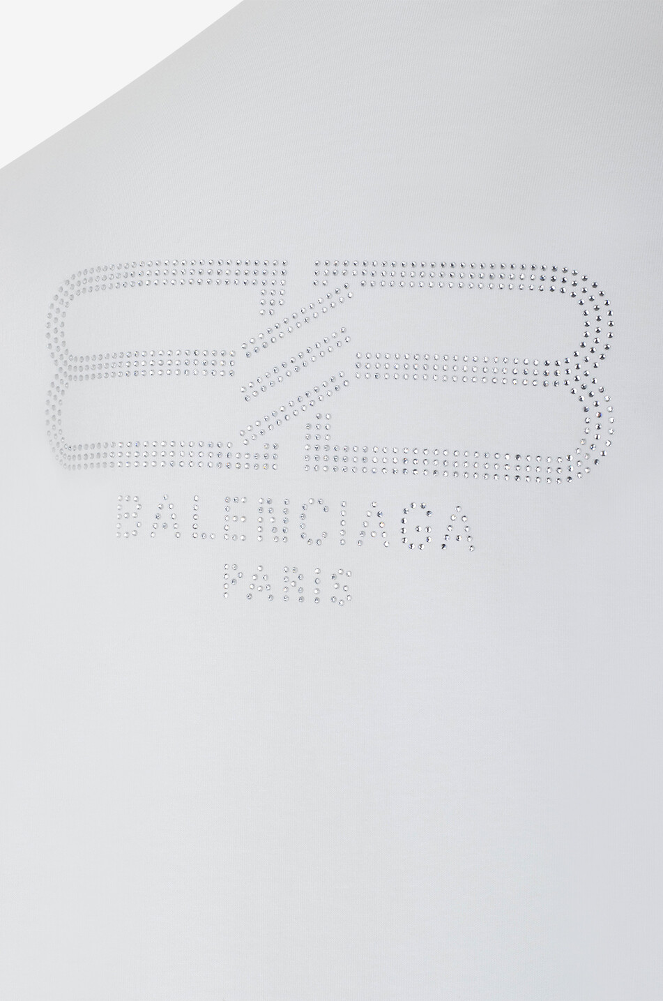 BALENCIAGA T-Shirt mit kurzen Ärmeln aus Baumwolle Medium Fit Damen WEISS 3