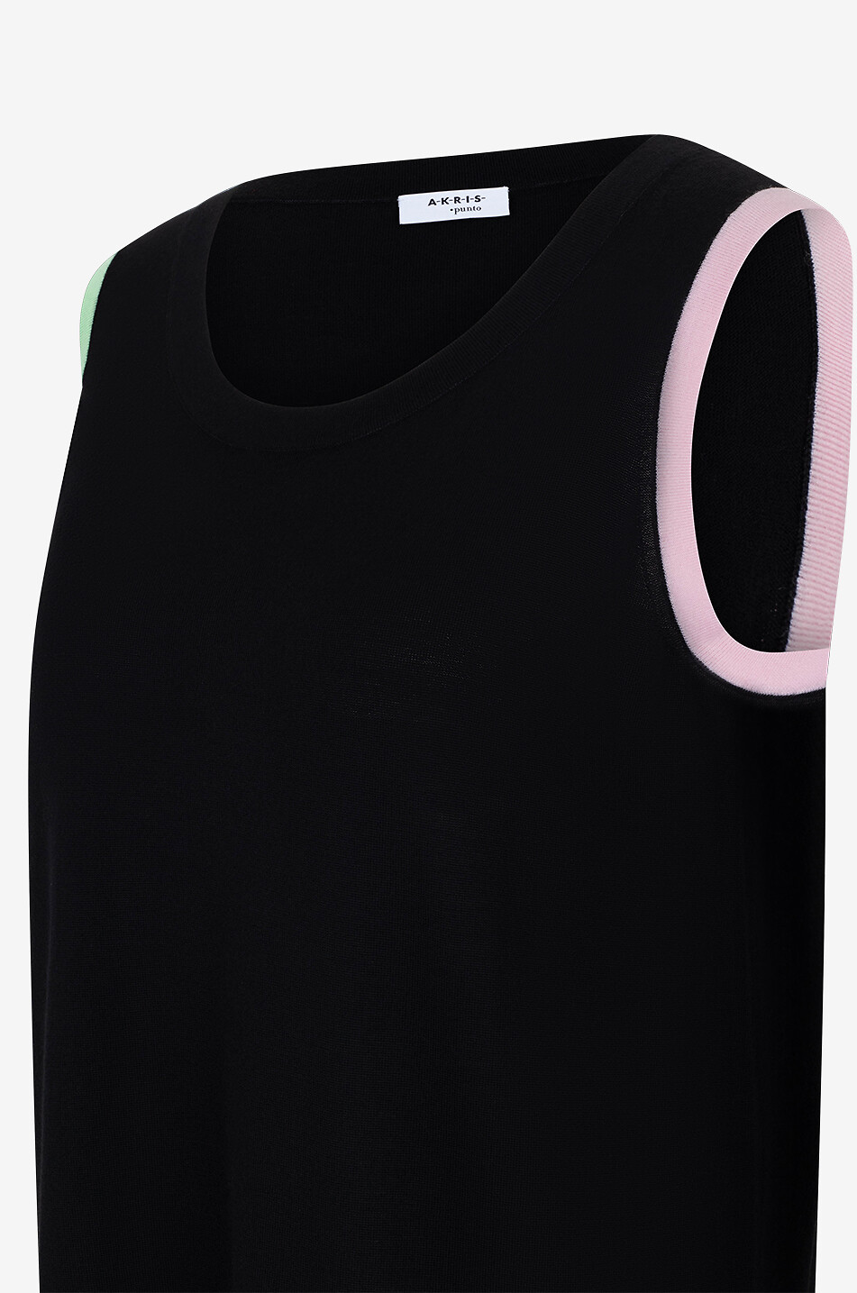 AKRIS PUNTO Wool sleeveless top Women MULTI COLOURED 3