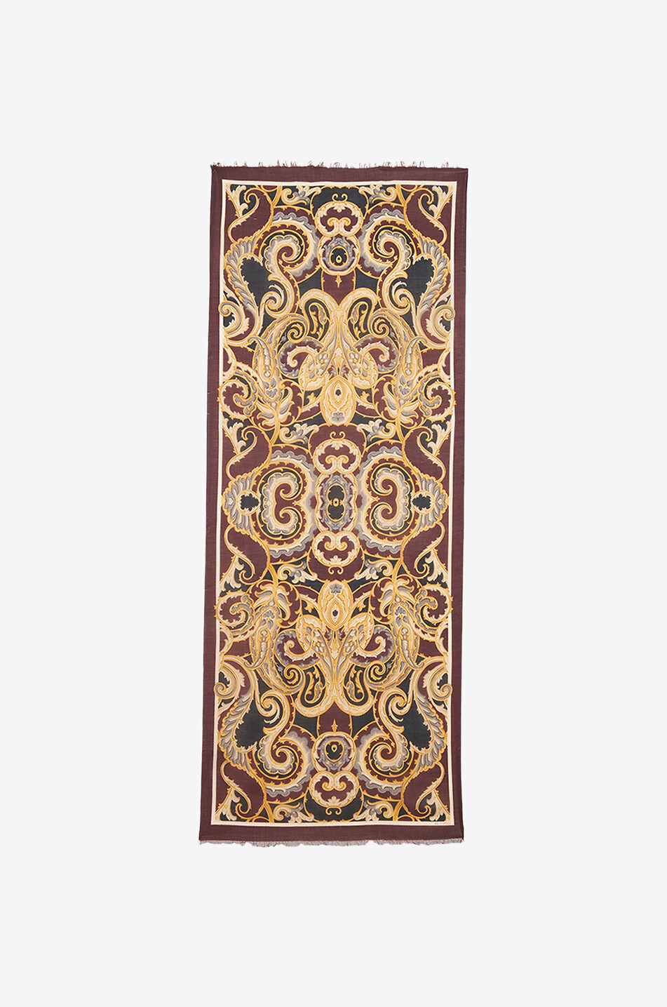 ETRO Leichter Wollmix-Schal Arabesques Damen BUNT 1