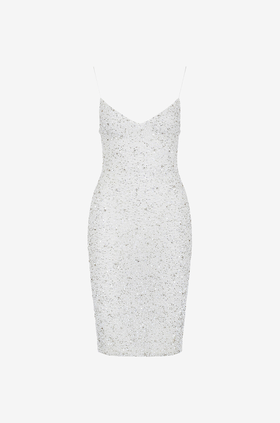 RETROFETE Besticktes Trägerkleid Billie Damen WEISS 1