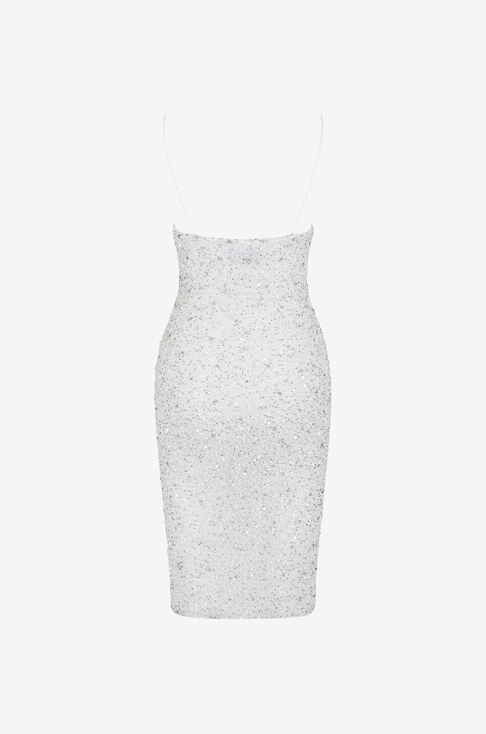 RETROFETE Besticktes Trägerkleid Billie Damen WEISS 2