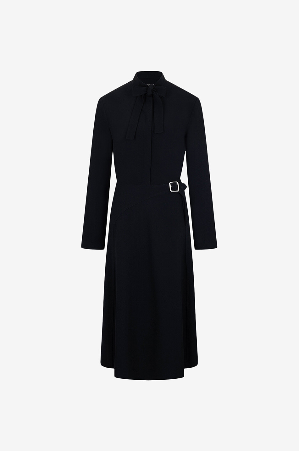 Maxi-Kleid mit langen Ärmeln