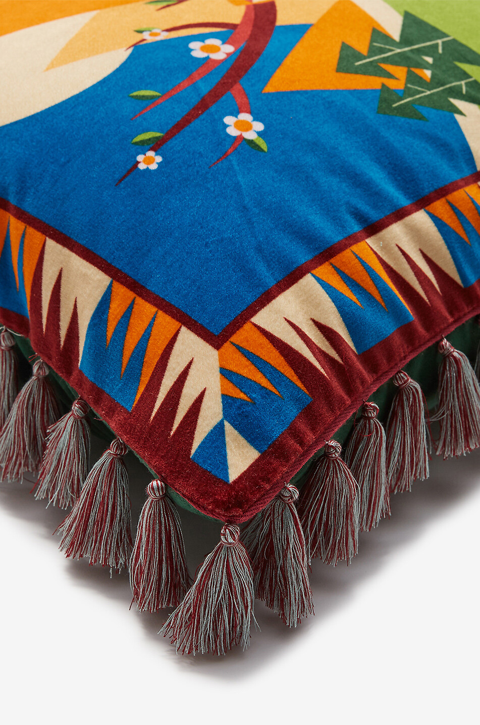 LA DOUBLEJ Coussin en coton Spirit Animal Maison MULTICOLORE 3