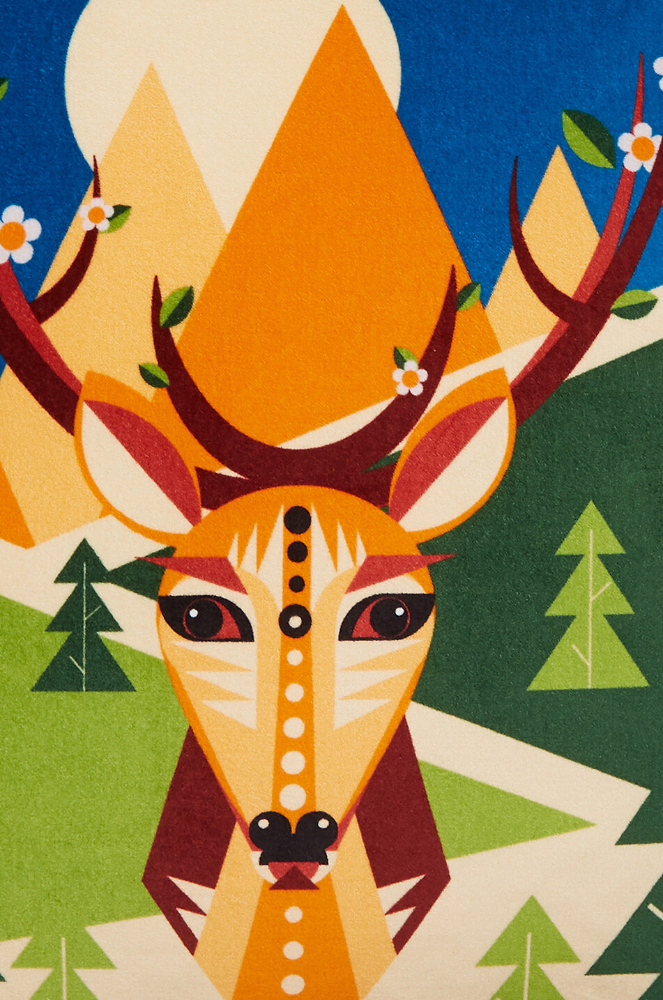 LA DOUBLEJ Coussin en coton Spirit Animal Maison MULTICOLORE 4