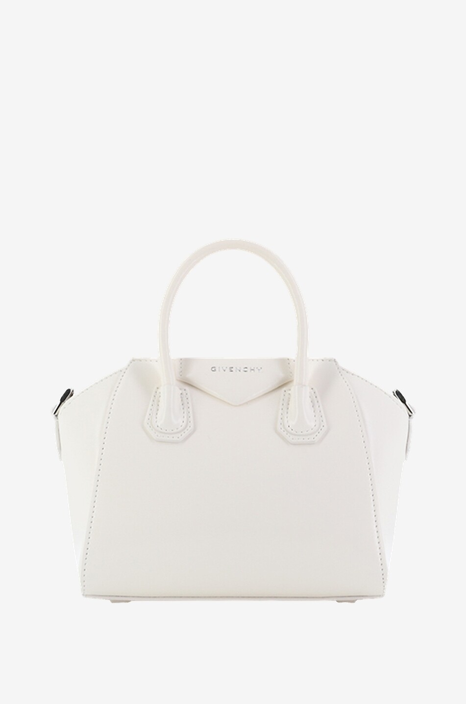 GIVENCHY Handtasche aus steifem Leder Antigona Toy Damen WEISS 1