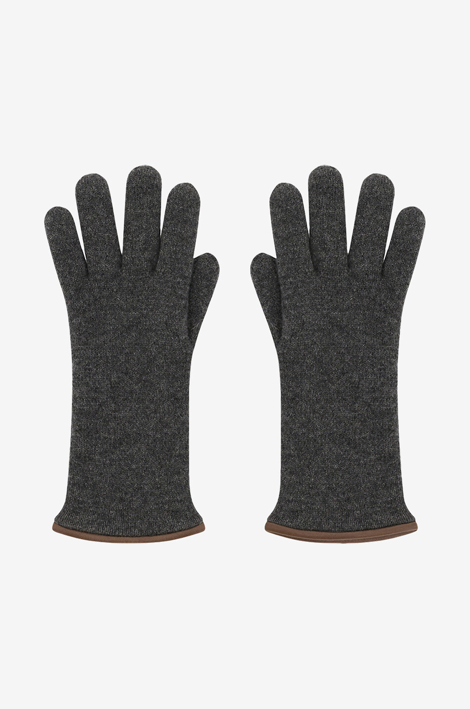 Cashmere knit gloves