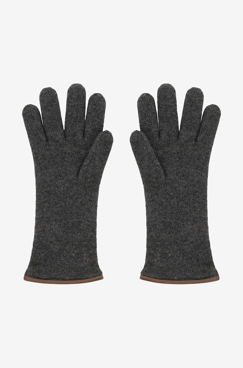 Cashmere knit gloves