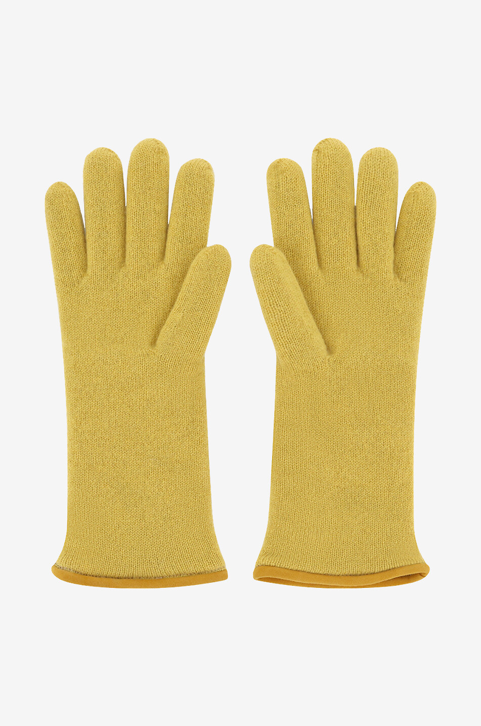 Cashmere knit gloves