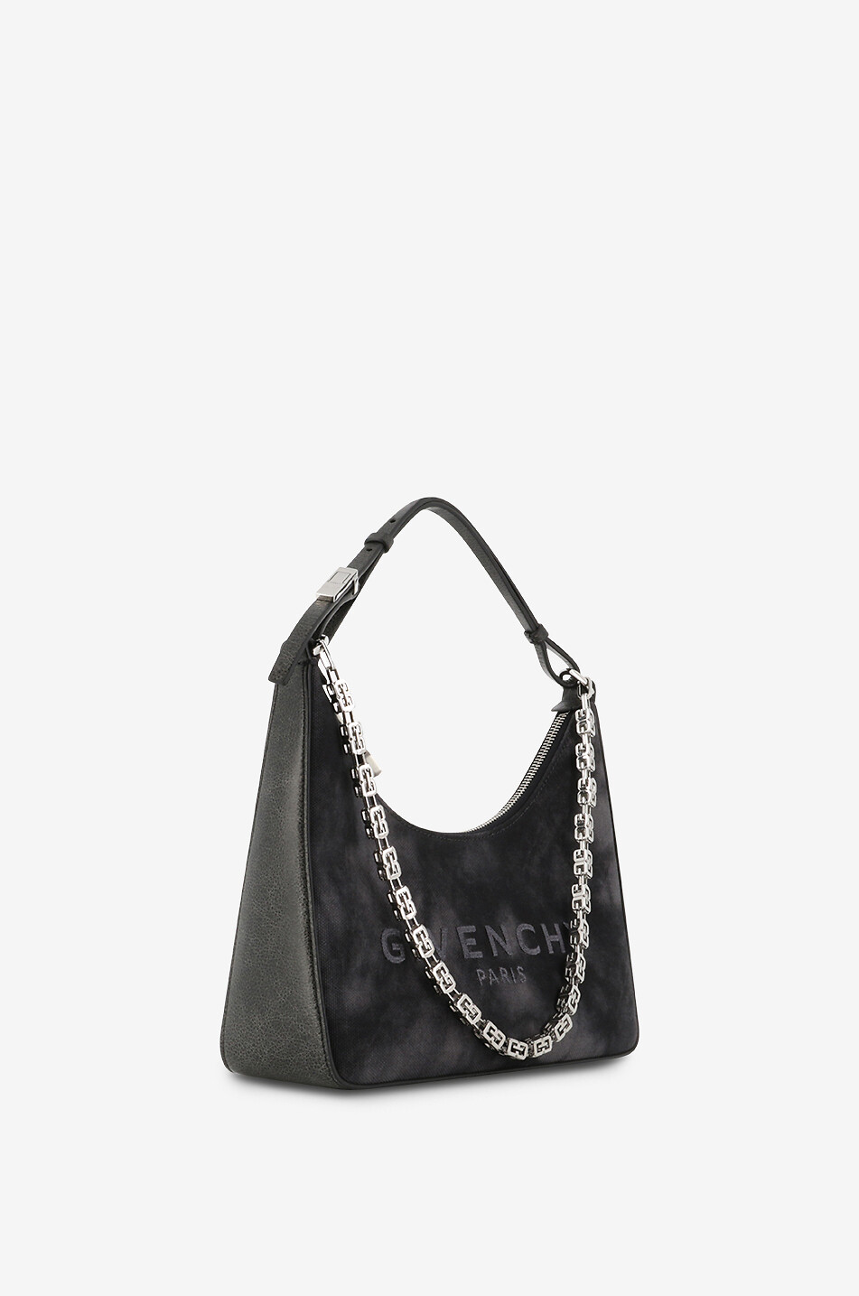 Petit sac porté épaule en toile tie-tye Moon Cut-Out