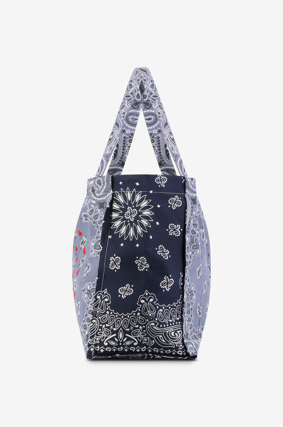CALL IT BY YOUR NAME Coeurs Medium bandana tote bag Women LIGHT BLUE 4