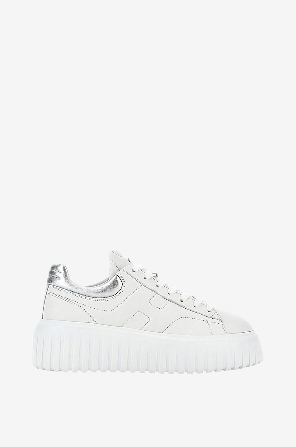 Hogan H-Stripes leather wedge sneakers