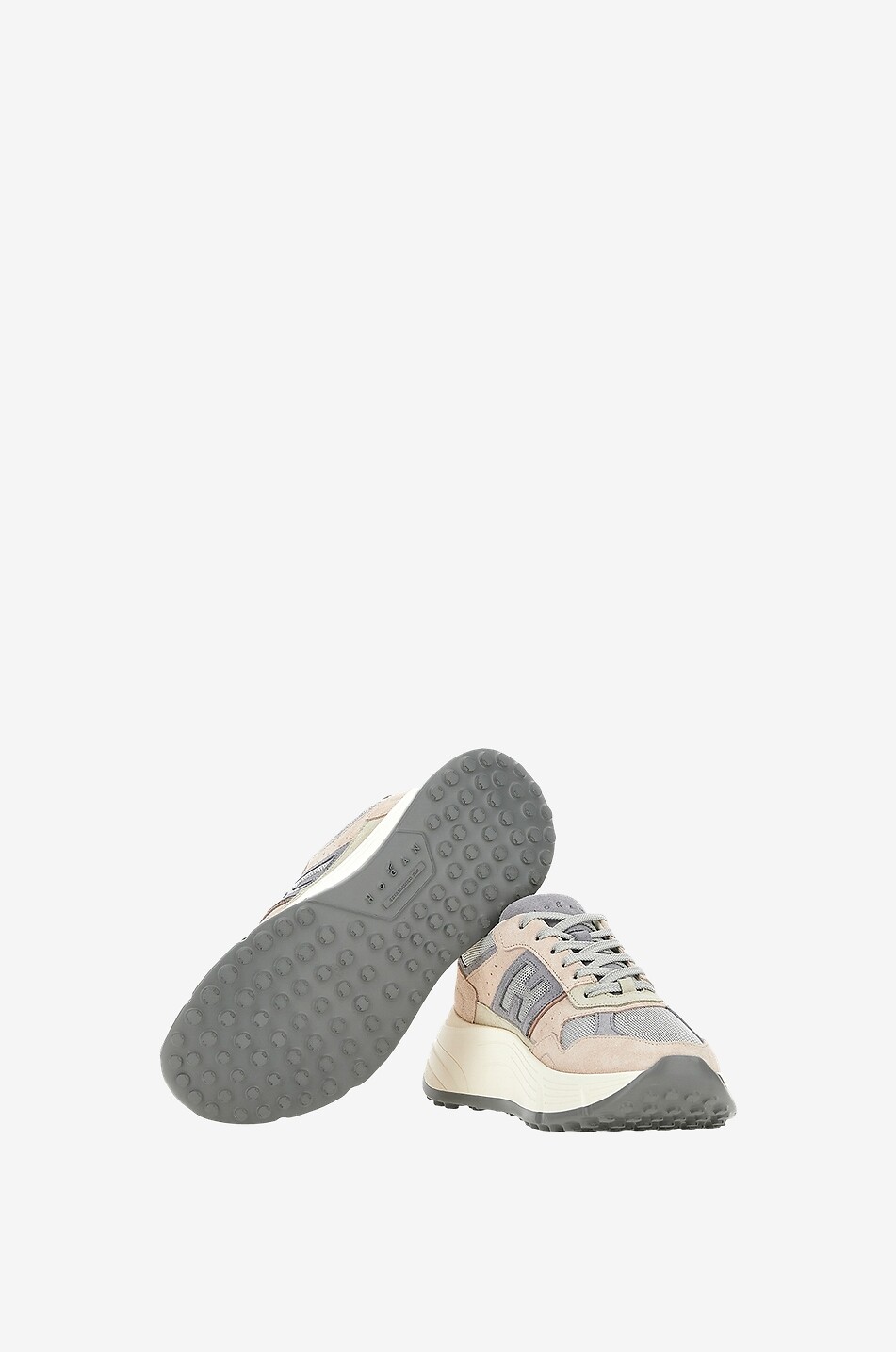 Baskets multi-matières à lacets Hogan Hi-Fi