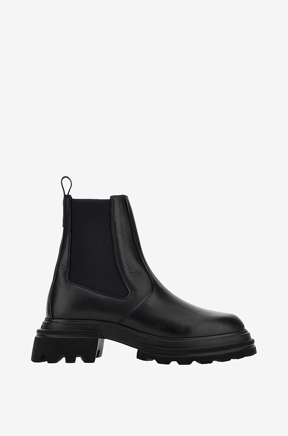 Bottines Chelsea en cuir à semelle crantée