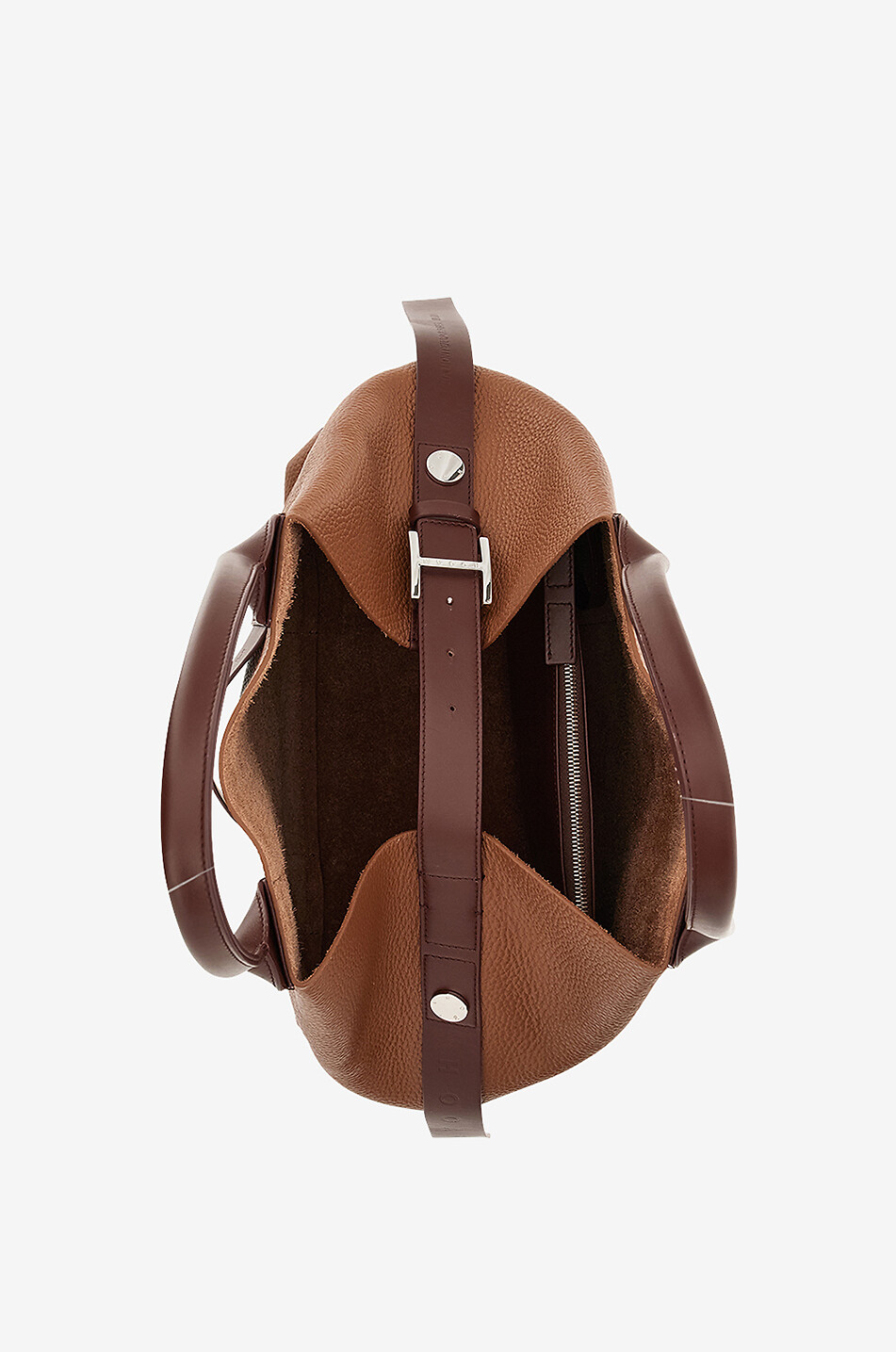Shopper aus genarbtem Leder Hogan Script Medium