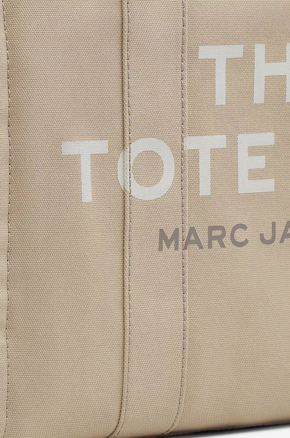 MARC JACOBS The Large Tote bag in canvas Women BEIGE 7