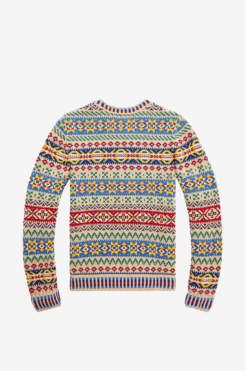 POLO RALPH LAUREN Pull jacquard adolescent en coton mélangé Fair Isle Garçon MULTICOLORE 2