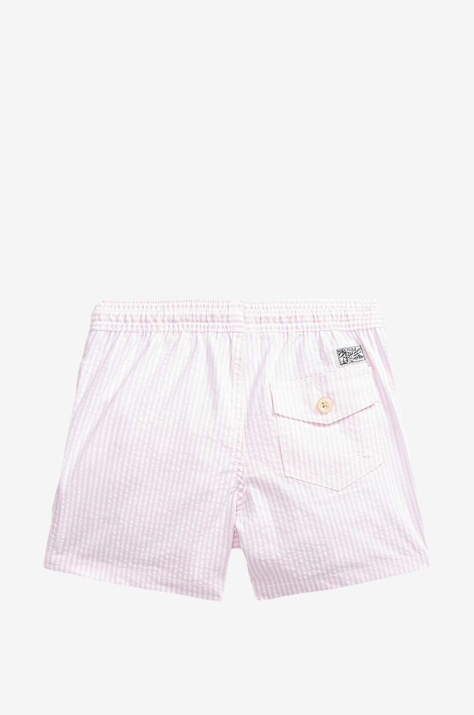 POLO RALPH LAUREN Gestreifte Seersucker-Badeshorts für Kleinkinder Traveler Junge ROSA 2