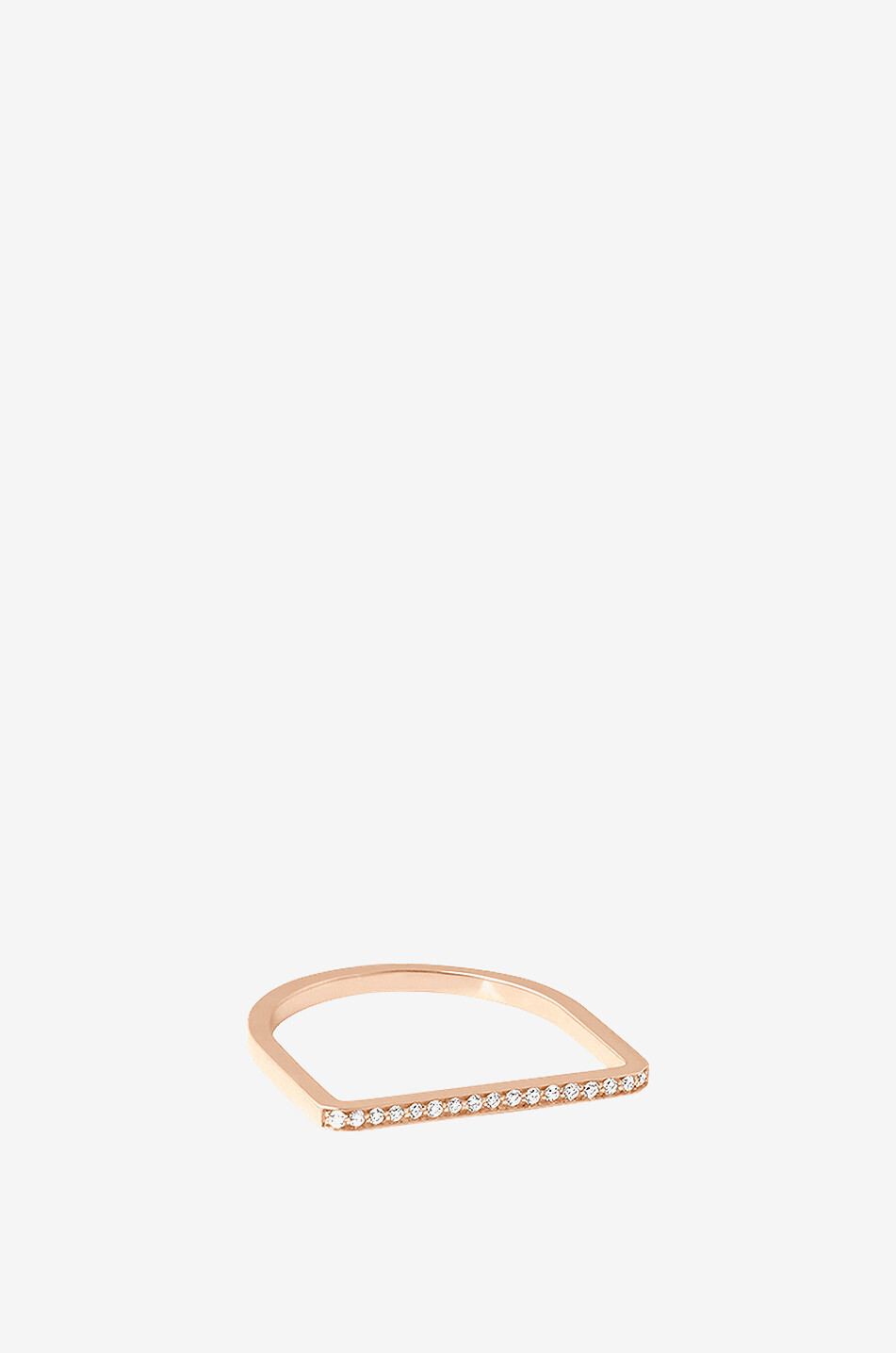 VANRYCKE Medellin pink gold and diamond ring Women PINK 1