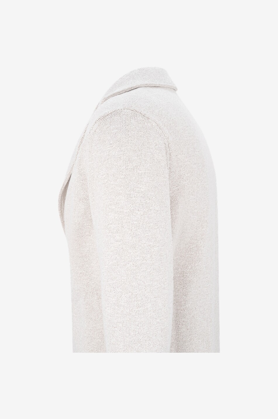 Cotton blend knit blazer
