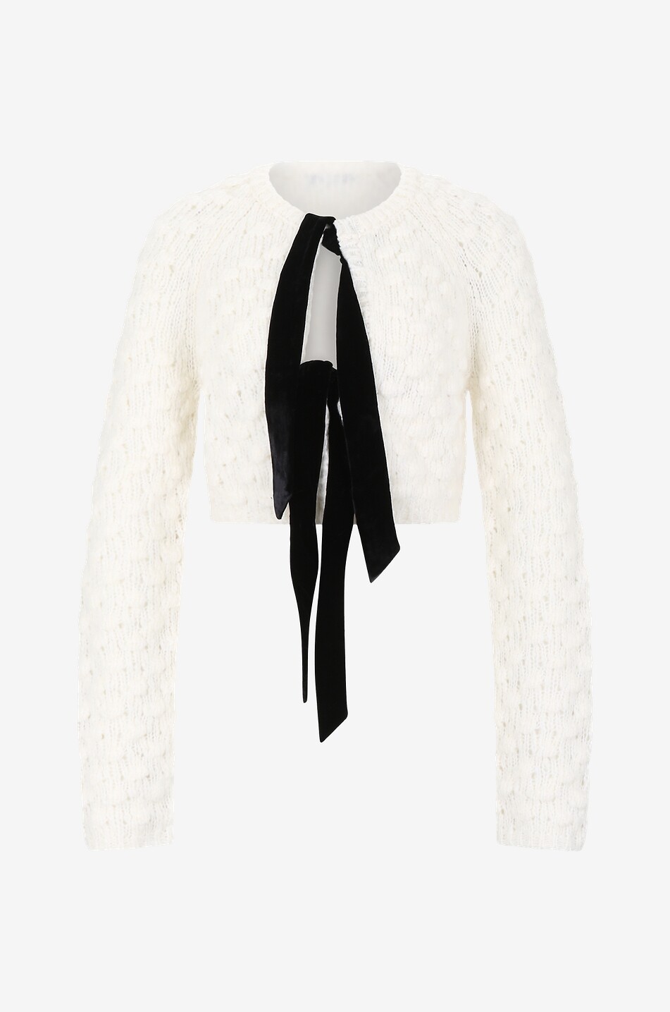 Teresa cropped cardigan with bows