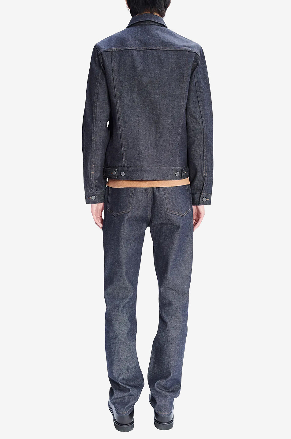 Work denim shirt jacket