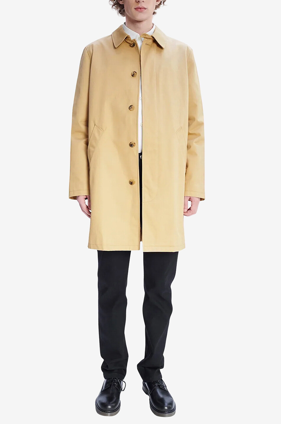 A.P.C. Gabardine-Regenmantel Mac Ville Herren BEIGE 2