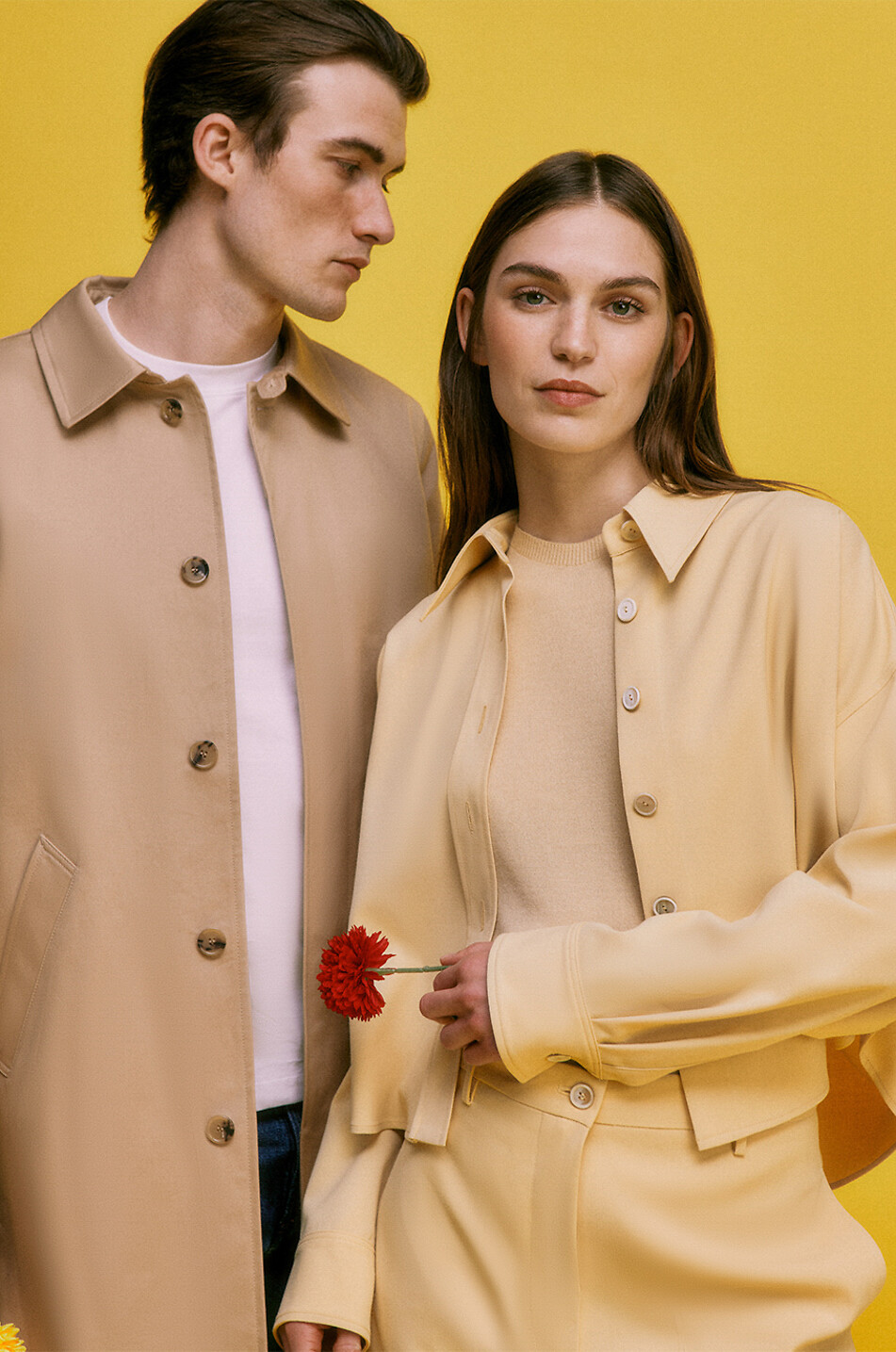 A.P.C. Gabardine-Regenmantel Mac Ville Herren BEIGE 3