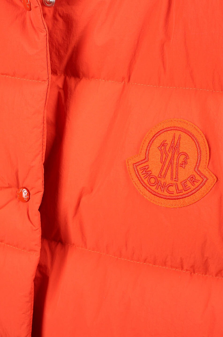 MONCLER Gosier belted hooded quilted vest Women DARK ORANGE 3