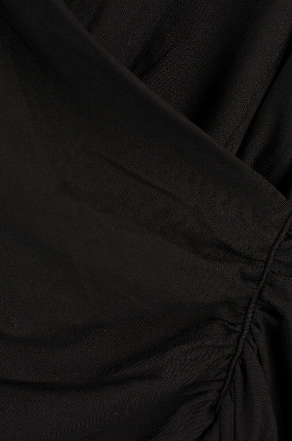 DOROTHEE SCHUMACHER Langarm-T-Shirt mit dapiertem V-Ausschnitt Fascinating Drapes Damen SCHWARZ 3