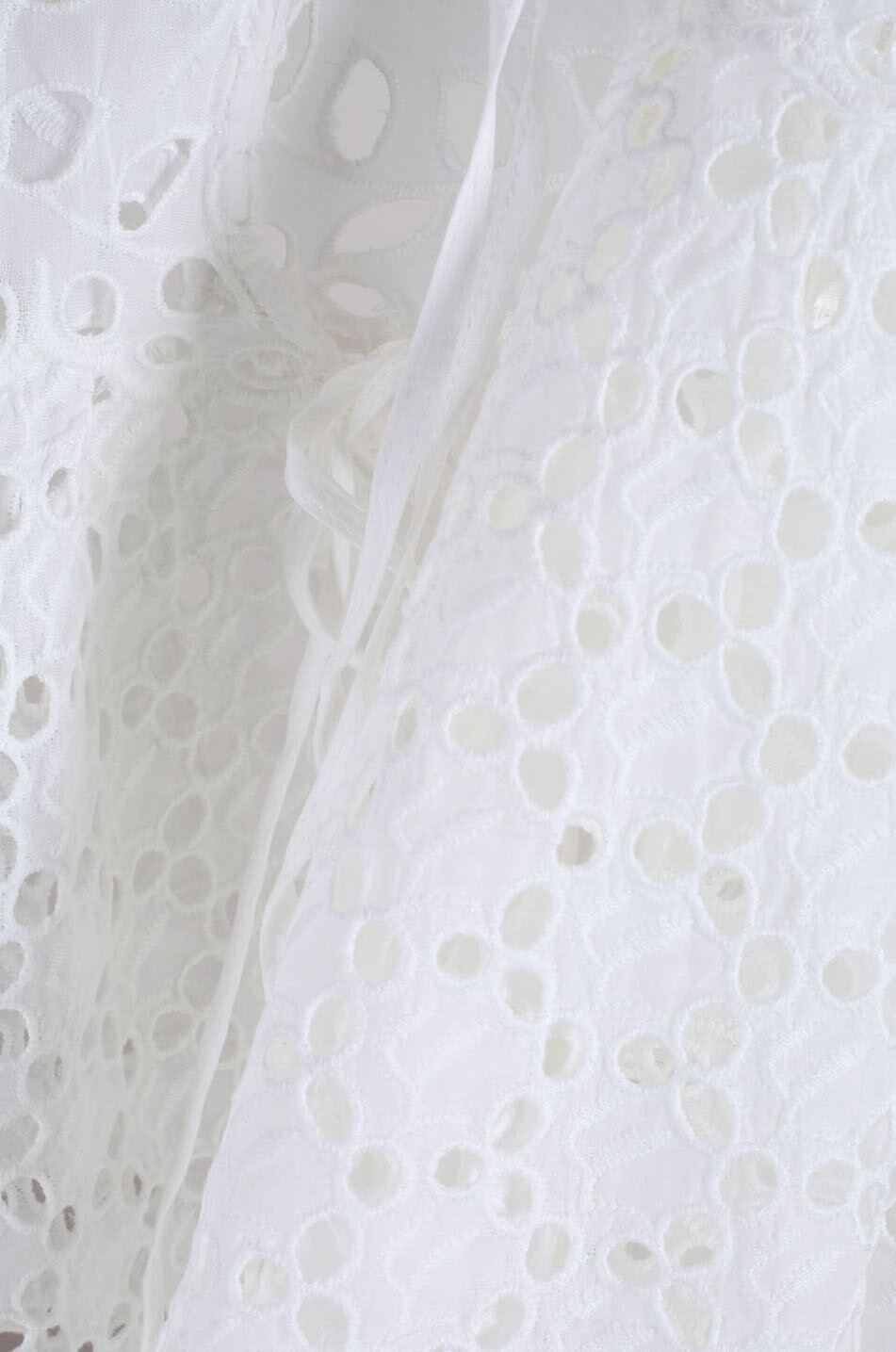 POLO RALPH LAUREN Top manches courtes en broderies anglaises Femme BLANC 3