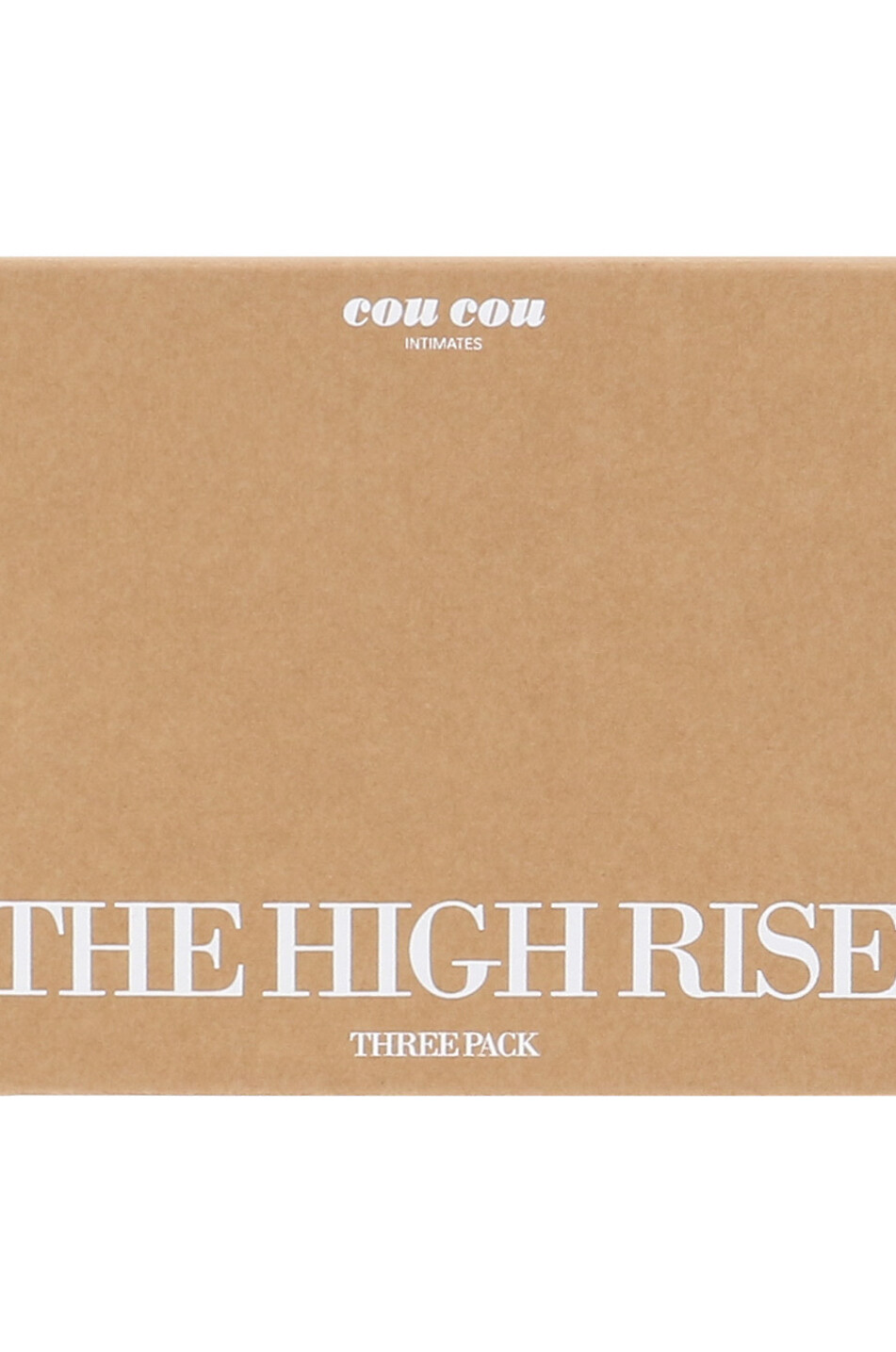 3er-Set Slips mit hoher Taille aus Bio-Baumwolle The High Rise