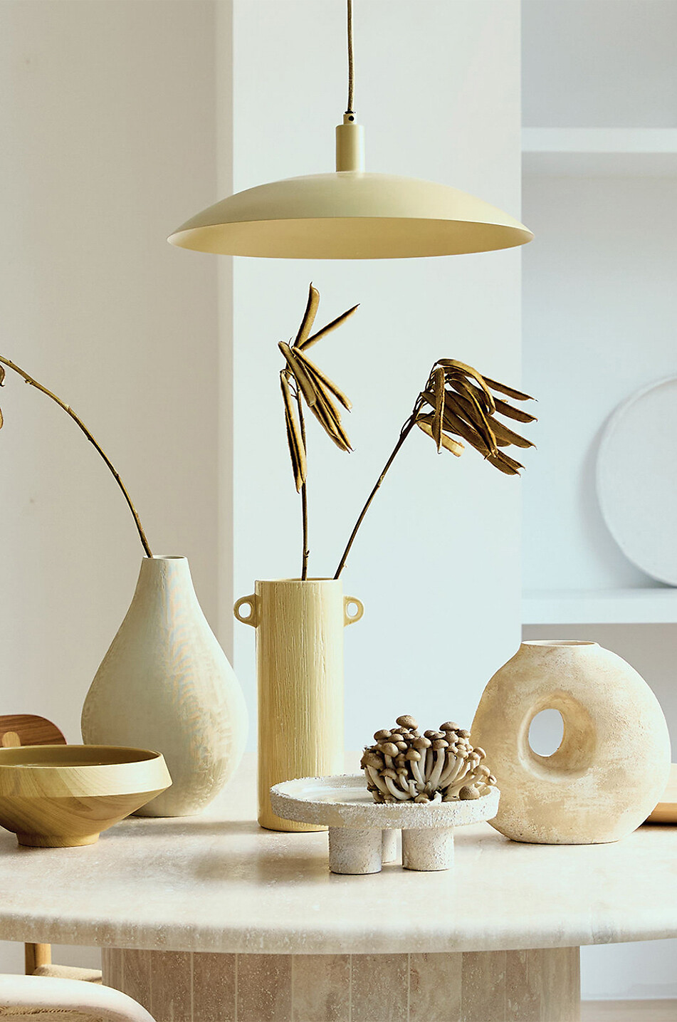 URBAN NATURE CULTURE AMSTERDAM Keramikvase Spada Sand Haus BEIGE 3