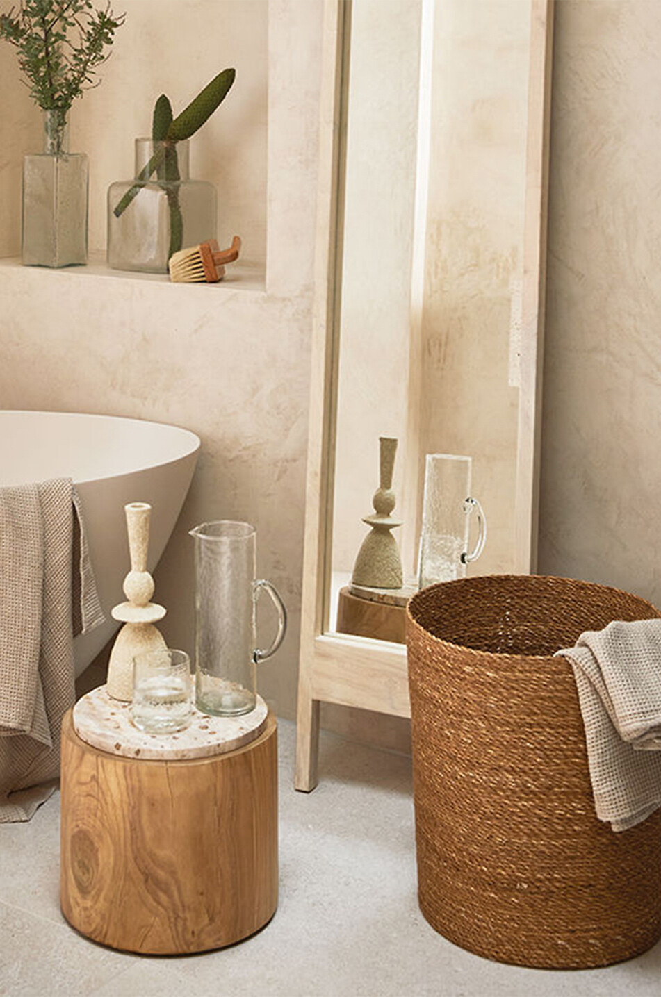 URBAN NATURE CULTURE AMSTERDAM Zola A taper candle holder Home BEIGE 3