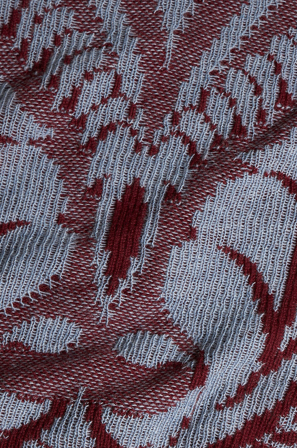 Midi-Strick-Schlauchrock Paisley Intarsia