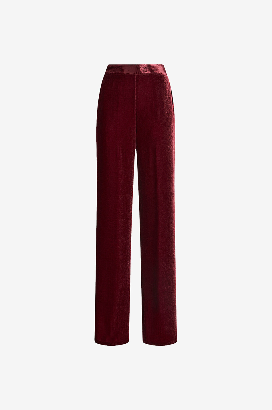 Pantalon femme rouge foncé hotsell