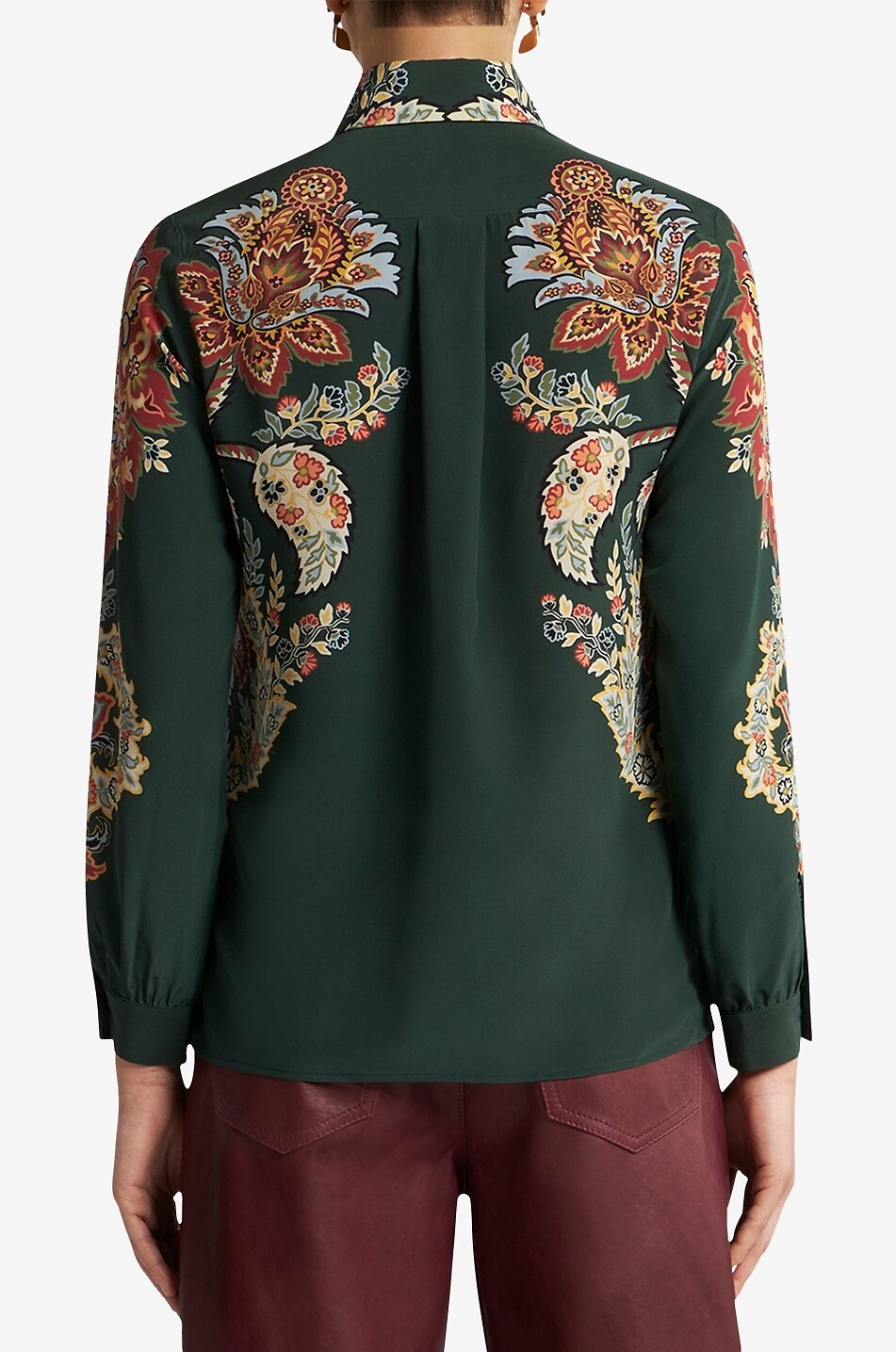 ETRO Seidenhemd mit Print Paisley Floral Placé Damen BUNT 3