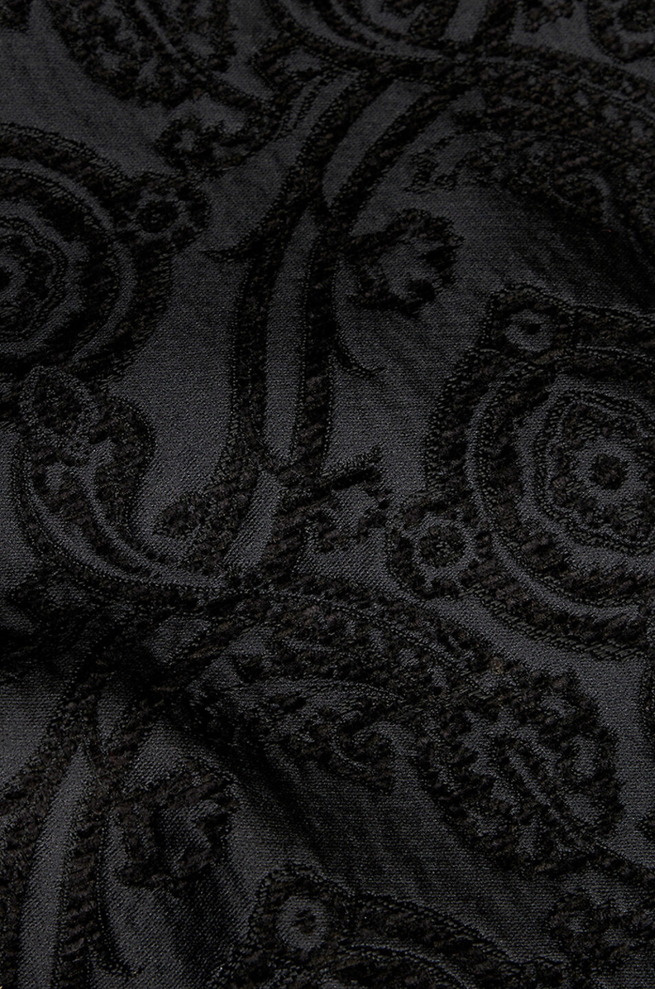 ETRO Dreiviertelmantel aus satiniertem Paisley-Jacquard Damen SCHWARZ 6