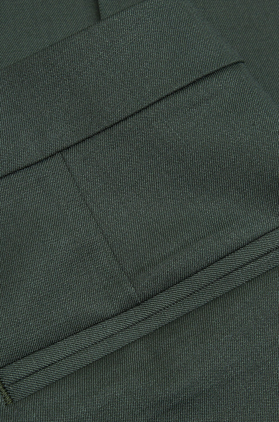 ETRO Zigarettenhose aus Wolltwill Damen DUNKELGRÜN 6