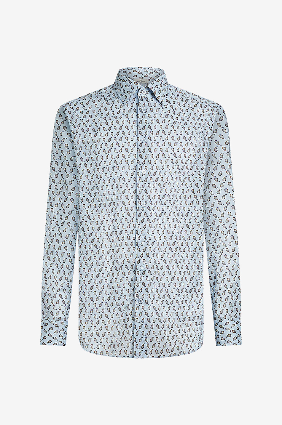 Langarm-Hemd mit Print Floral Paisley Details