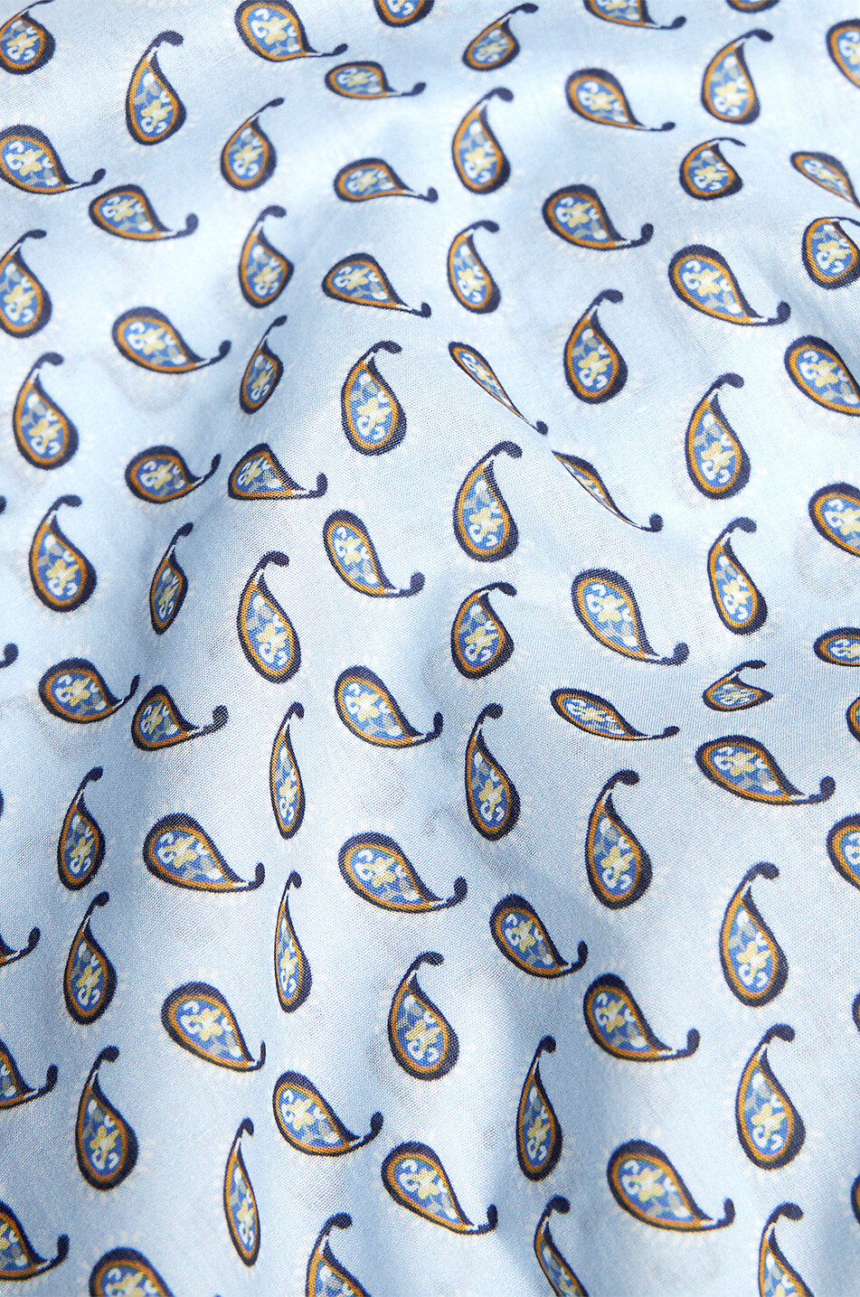 Langarm-Hemd mit Print Floral Paisley Details