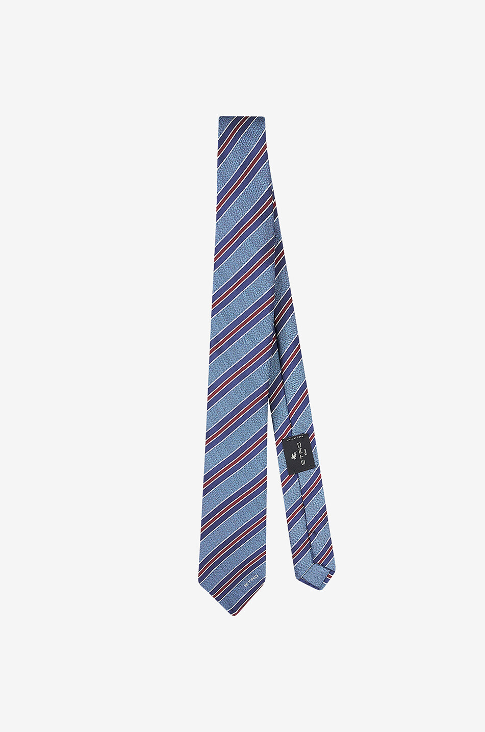 ETRO Seidenjacquard-Krawatte mit Diagonalstreifen Herren HELLBLAU 1