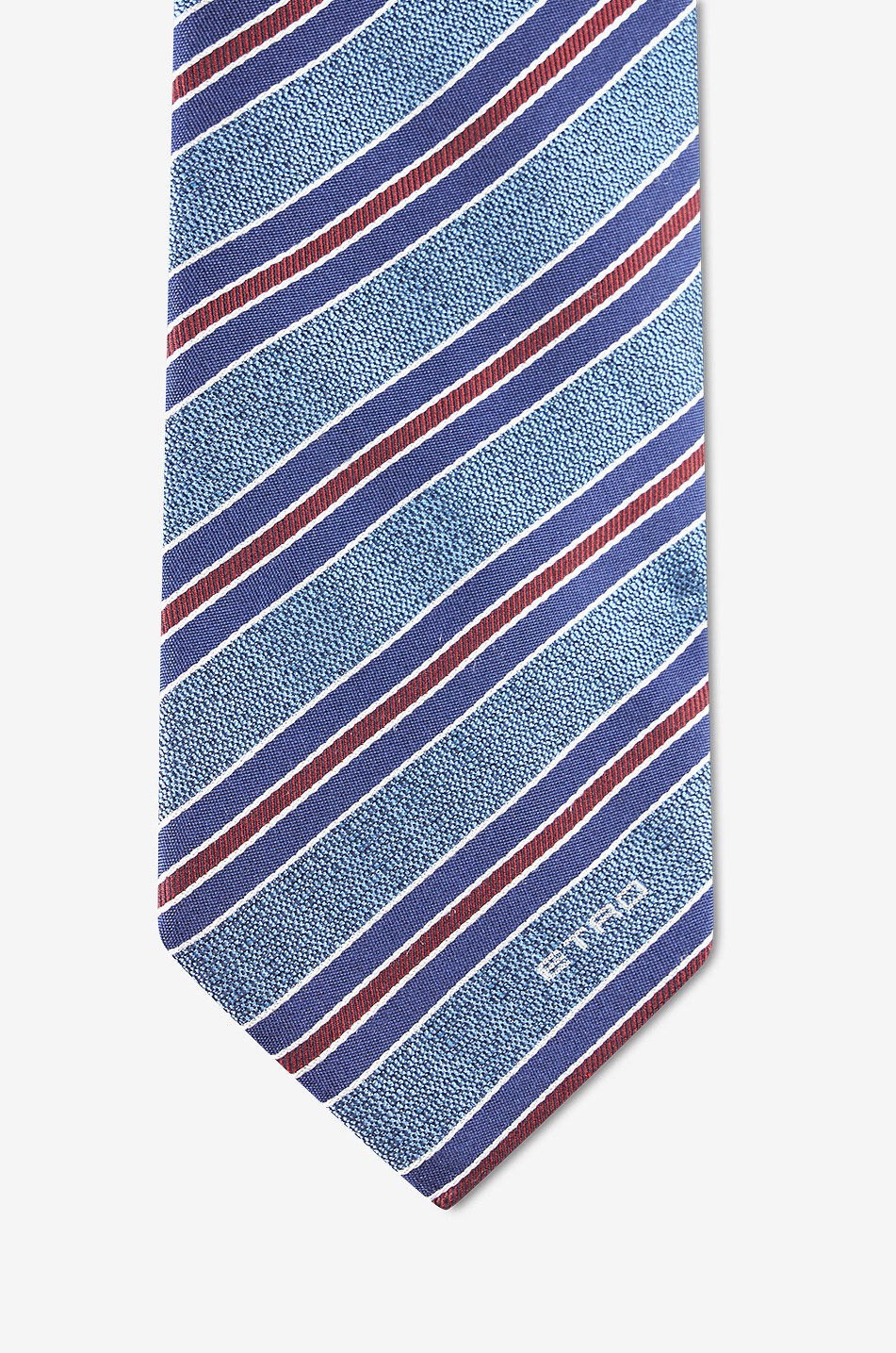 ETRO Seidenjacquard-Krawatte mit Diagonalstreifen Herren HELLBLAU 5