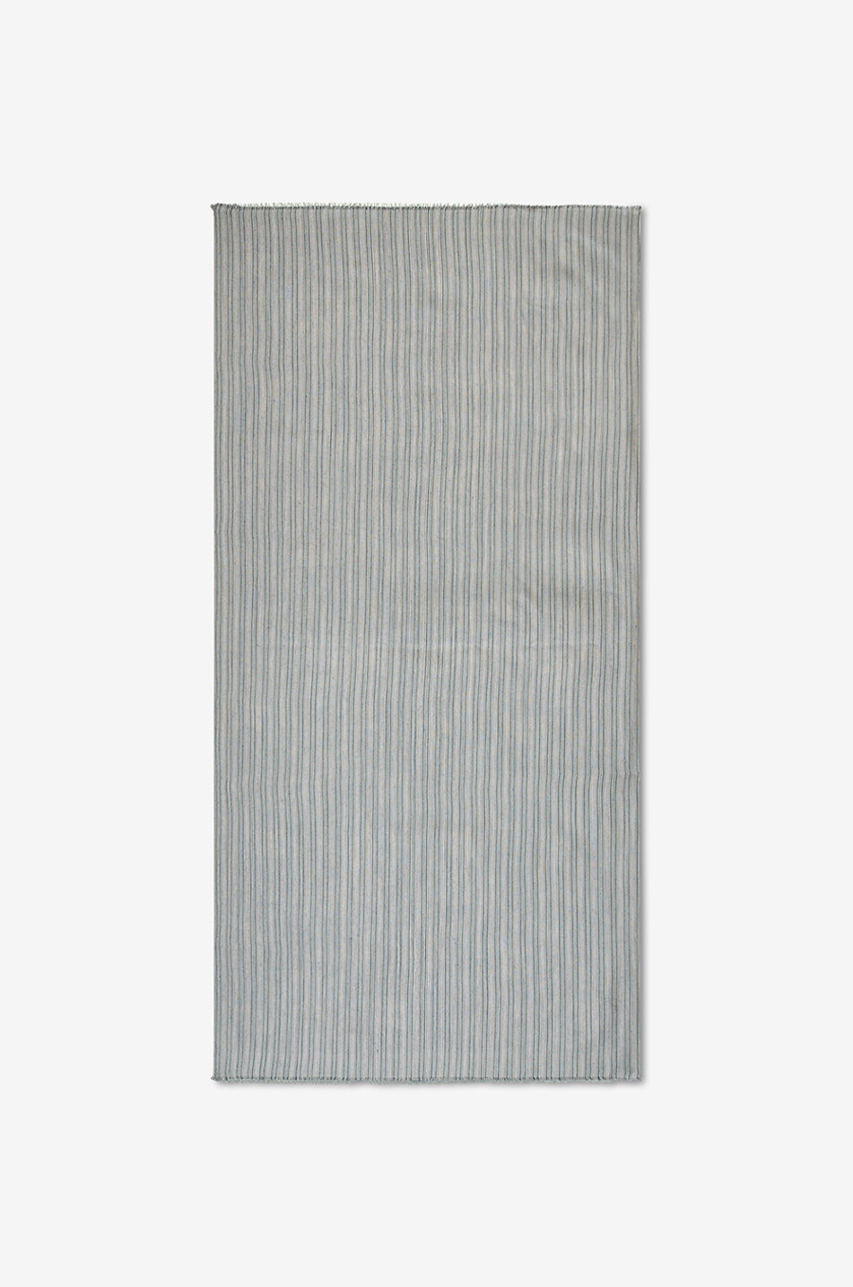 Stripe and floral adorned reversible scarf