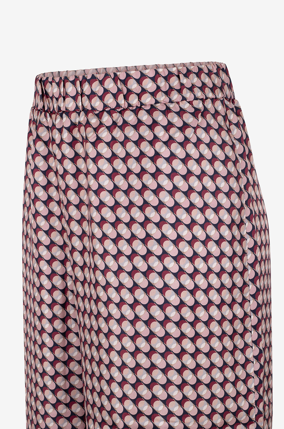 MAX MARA LEISURE Pantalon large en soie à pois Ecru Femme MULTICOLORE 3