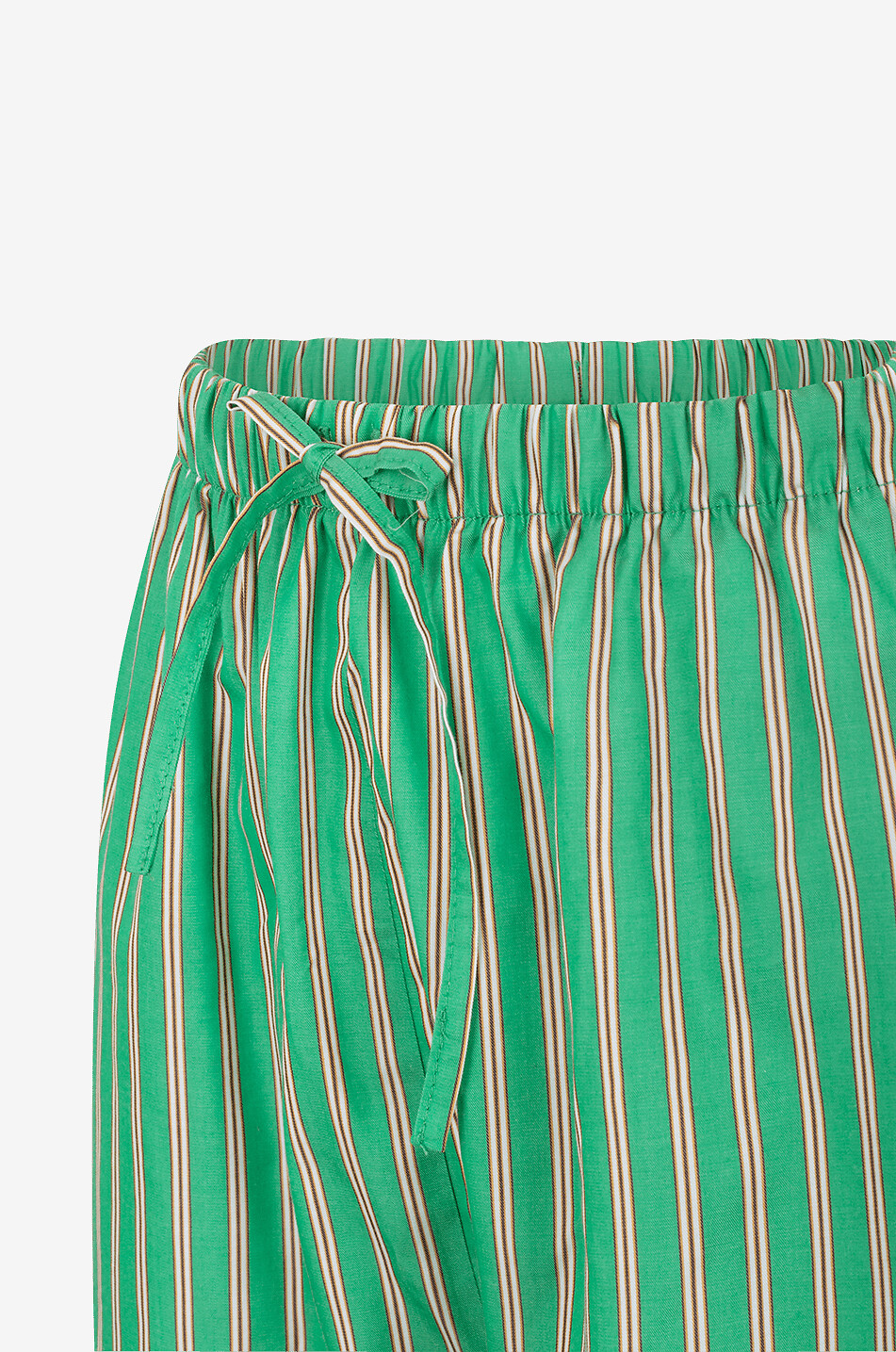 BALZAC PARIS Gestreifte Popelineshorts Lino Damen GRÜN 5