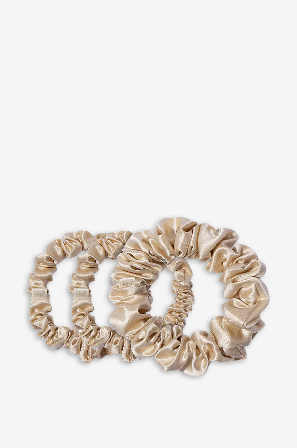 Lot de 3 élastiques en soie pour cheveux Slipsilk Blonde